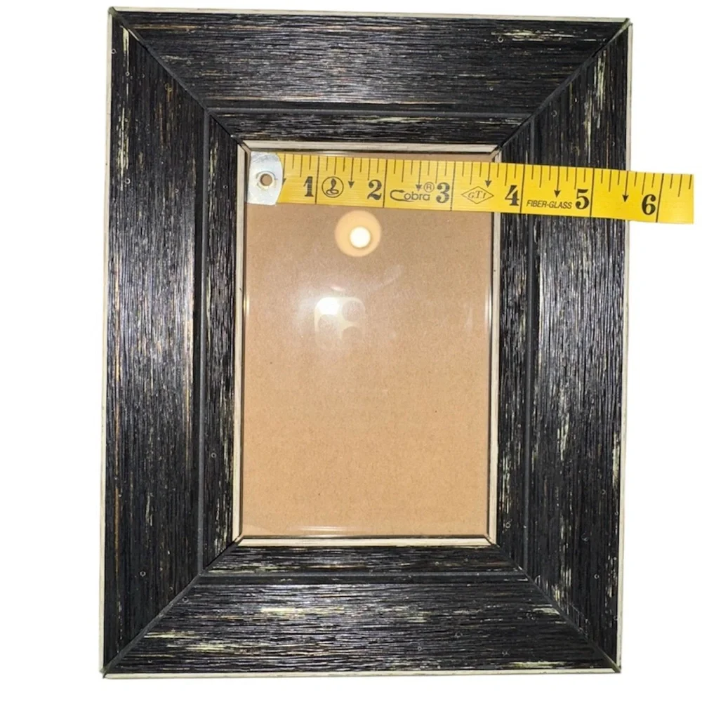 Rustic Black Wooden Picture Frame